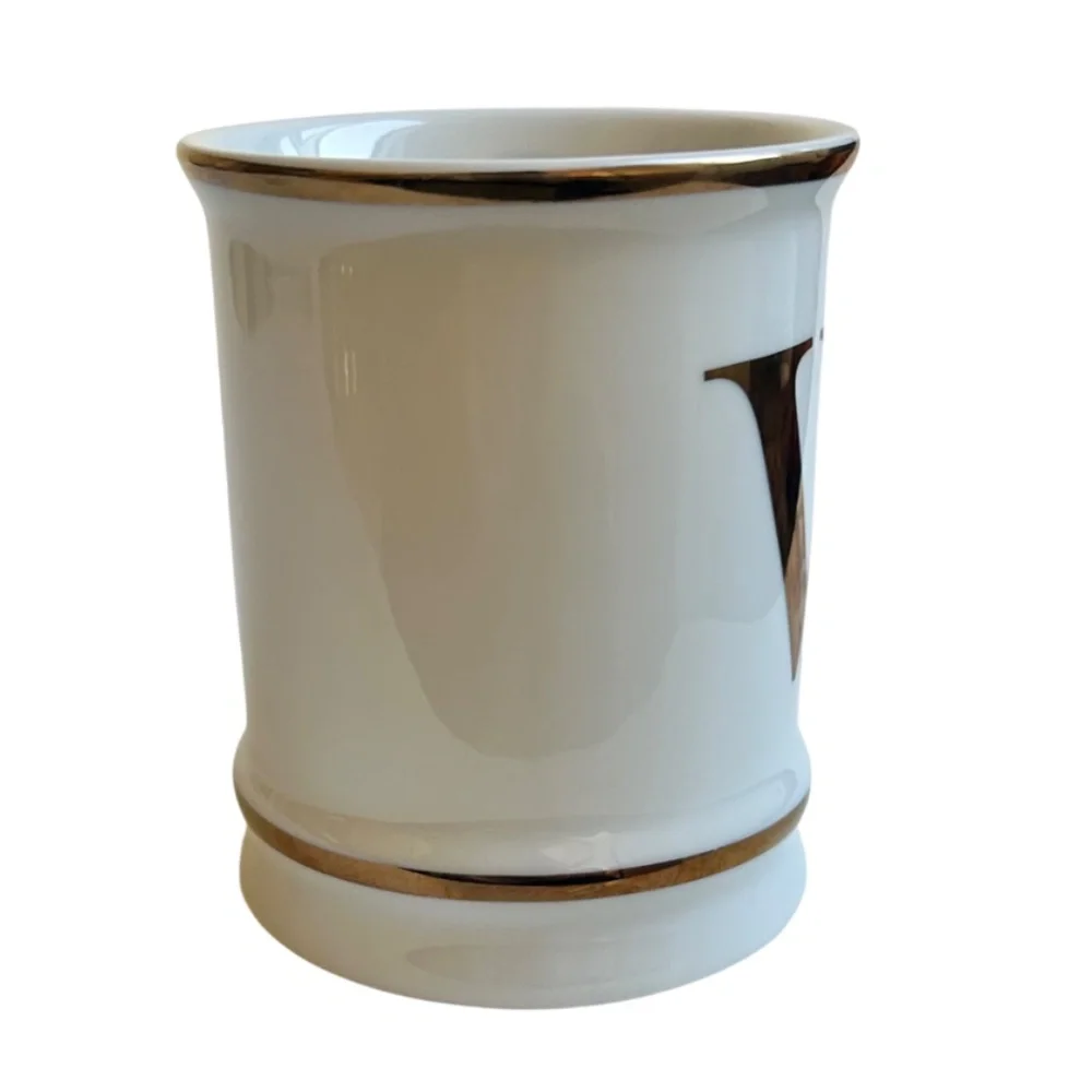 NWOT Williams Sonoma Monogrammed Mug W